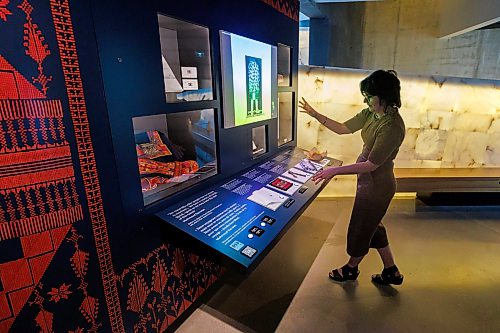 MIKE DEAL / FREE PRESS
Curator, Isabelle Masson, talks about the newly installed exhibit, Palestine Uprooted: Nakba Past and Present, at the CMHR.
Reporter: Eva Wasney
260626 - Friday, June 26, 2026.