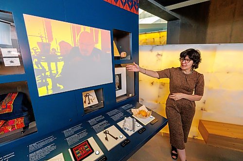 MIKE DEAL / FREE PRESS
Curator, Isabelle Masson, talks about the newly installed exhibit, Palestine Uprooted: Nakba Past and Present, at the CMHR.
Reporter: Eva Wasney
260626 - Friday, June 26, 2026.