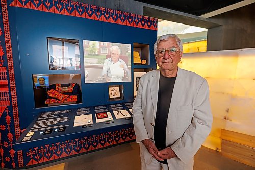 MIKE DEAL / FREE PRESS
Fouad Sahyoun talks about being a part of the newly installed exhibit, Palestine Uprooted: Nakba Past and Present, at the CMHR.
Reporter: Eva Wasney
260626 - Friday, June 26, 2026.