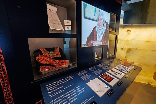MIKE DEAL / FREE PRESS
The newly installed exhibit, Palestine Uprooted: Nakba Past and Present, at the CMHR.
Reporter: Eva Wasney
260626 - Friday, June 26, 2026.