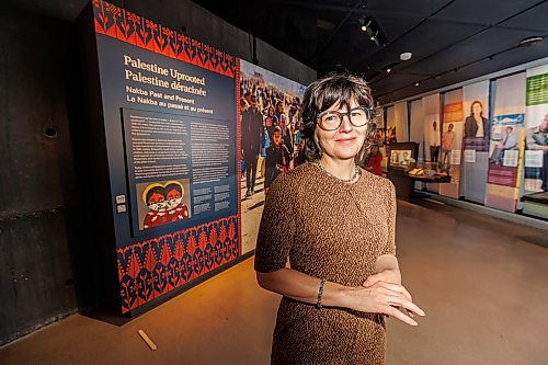 MIKE DEAL / FREE PRESS
Curator, Isabelle Masson, talks about the newly installed exhibit, Palestine Uprooted: Nakba Past and Present, at the CMHR.
Reporter: Eva Wasney
260626 - Friday, June 26, 2026.