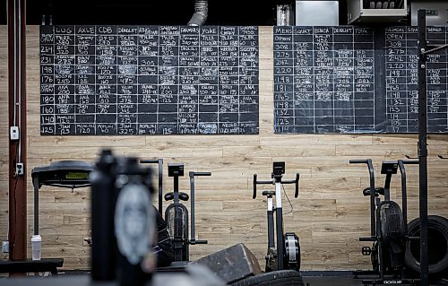 JOHN WOODS / FREE PRESS
A record wall at Tyler Sigurdson’s gym, Iron Age Strength and Conditioning, in downtown Winnipeg Tuesday, June 30, 2026.
reporter: eva