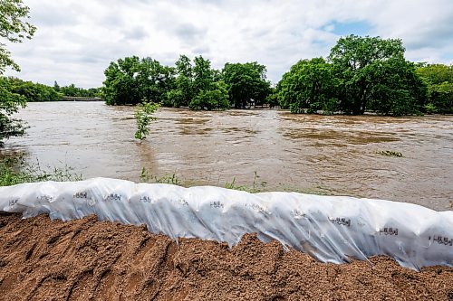 MIKE DEAL / FREE PRESS
The overflowing Swan River in Swan River, MB.
Manitoba Premier Wab Kinew flew to Dauphin, MB and Swan River, MB on Thursday to get a first hand look at some of the flood damage and to meet with officials and victims who are still in the midst of dealing with the situation.
260702 - Thursday, July 02, 2026.