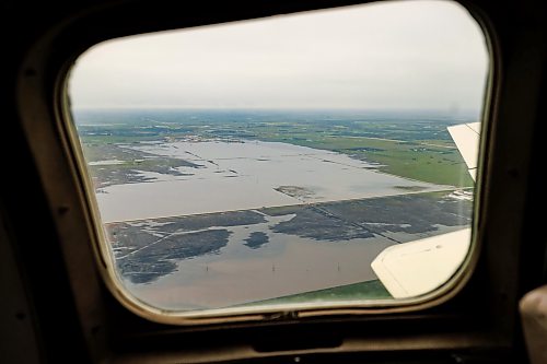 MIKE DEAL / FREE PRESS
Some farmland northwest of Winnipeg on the way to Dauphin, MB
Manitoba Premier Wab Kinew flew to Dauphin, MB and Swan River, MB on Thursday to get a first hand look at some of the flood damage and to meet with officials and victims who are still in the midst of dealing with the situation.
260702 - Thursday, July 02, 2026.