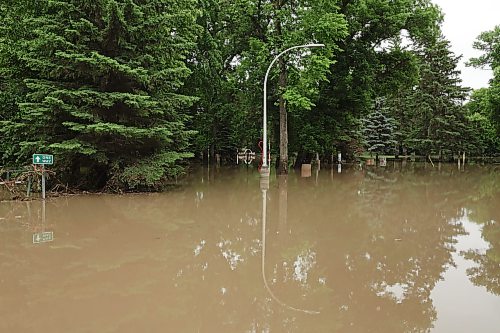02072026
Flooding in is seen along the Vermillion river at the Vermillion Park Campground on Thursday, after heavy rains inundated Dauphin earlier in the week.
(Tim Smith/The Brandon Sun)