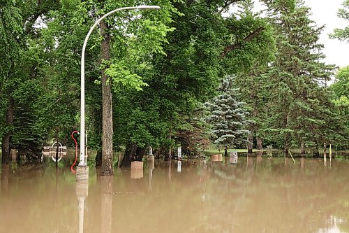 02072026
Flooding in is seen along the Vermillion river at the Vermillion Park Campground on Thursday, after heavy rains inundated Dauphin earlier in the week. 
(Tim Smith/The Brandon Sun)
