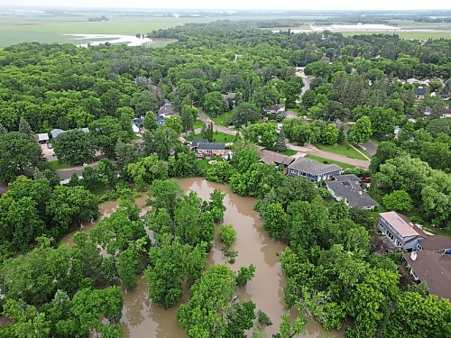 02072026
Flooding in is seen along the Vermillion river at the Vermillion Park Campground on Thursday, after heavy rains inundated Dauphin earlier in the week.
(Tim Smith/The Brandon Sun)