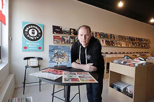 Ruth Bonneville / Free Press
Intersection - Beachside Vinyl
Photos for feature on Beachside Vinyl, 4-18 Main St, Winnipeg Beach, with owner Carlson Teakle,
What: This is for an Intersection piece on Beachside Vinyl, which opened in the community in February this year. Carlson is retiring from his long-held position with Vita Health but felt he needed a retirement plan - his grown son convinced him to open a record shop 10 minutes from the family cottage.
This is for the Sat July 18 Intersection
Reporter: Dave Sanderson
July 7th, 2026