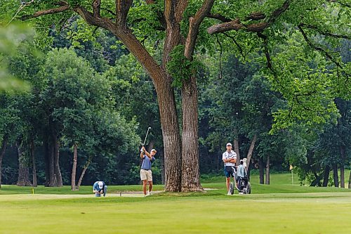 MIKE DEAL / FREE PRESS
Neill Rory on the 17th fairway leading up to winning the Nott Autocorp Men’s Amateur Championship at the St. Boniface Golf Club Wednesday afternoon.
Reporter: Ken Wiebe
260715 - Wednesday, July 15, 2026.