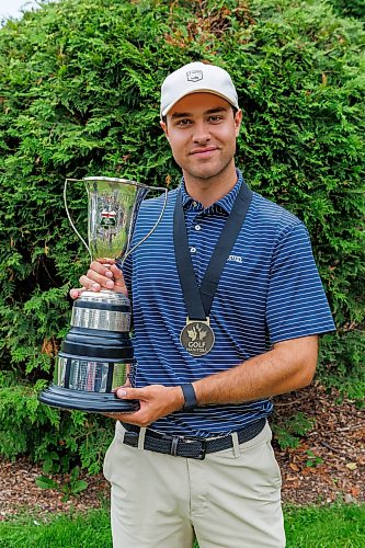 MIKE DEAL / FREE PRESS
Neill Rory wins the Nott Autocorp Men’s Amateur Championship at the St. Boniface Golf Club Wednesday afternoon.
Reporter: Ken Wiebe
260715 - Wednesday, July 15, 2026.