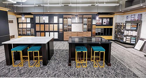 MIKE DEAL / FREE PRESS
Made in Manitoba
An area of the headquarters, DesignQ, where folks who purchase a Qualico home can pick out design choices and fixtures for their home.
Qualico Developments is marking its 75th anniversary this year, it’s grown from three people in Winnipeg to more than 2,700 employees across Western Canada and Texas, with revenue in the billions.
Reporter: Aaron Epp
260715 - Wednesday, July 15, 2026.