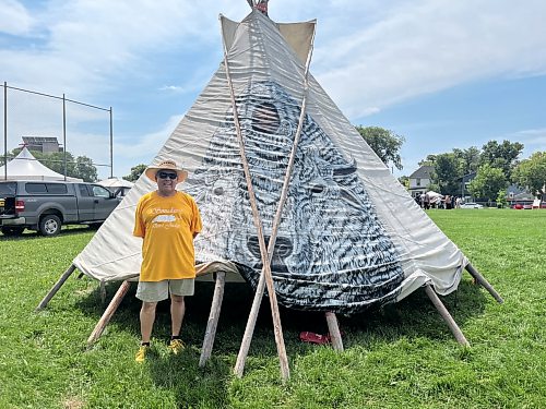 ZOE PIERCE / FREE PRESS
Clayton Sandy is an Indigenous Knowledge Keeper.