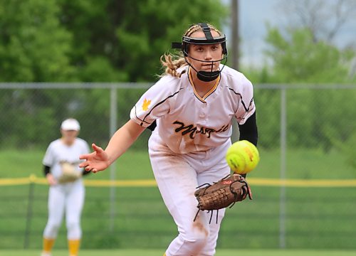 Westman Magic pitcher Surie Small delivers to the plate to a Central Energy batter in under-13 Premier Manitoba Softball League action at Ashley Neufeld Softball Complex on June 27. She is one of three pitchers for the team this season, and all of them have been dominant at times. (Perry Bergson/The Brandon Sun)
June 27, 2026