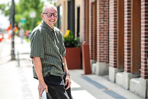 MIKAELA MACKENZIE / FREE PRESS
	
Ande Brown, who is set to premiere his latest short film "Half Naked" at the Gimli International Film Festival, on Tuesday, July 21, 2026.

For Ben W story.
Free Press 2026
