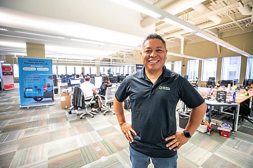 MIKAELA MACKENZIE / FREE PRESS
	
Ron Cantiveros, with Manitoba Innovates, at their offices on Tuesday, July 21, 2026. Ron is starting a career program for Manitoba Innovates, which works with tech start-ups.

For Gabby story.
Free Press 2026