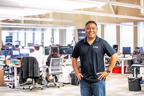 MIKAELA MACKENZIE / FREE PRESS
Ron Cantiveros, with Manitoba Innovates, at their offices on Tuesday, July 21, 2026. Ron is starting a career program for Manitoba Innovates, which works with tech start-ups.
For Gabby story.
Free Press 2026