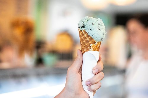 MIKAELA MACKENZIE / FREE PRESS
Mint chocolate ice creamʡt Fete on Tuesday, July 21, 2026.
For AV story.
Free Press 2026