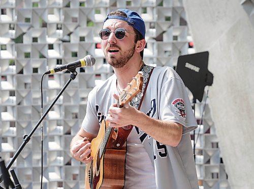 Ruth Bonneville / Free Press

Standup Fringe Stage 

Musician Dane Bjornson, with No Metro, a pop/rock late-2000s alternative rock sound, performs on stage at the Cube for the Fringe Wednesday.  

July 22nd,  2026