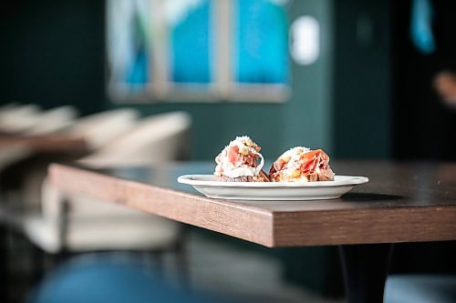 MIKAELA MACKENZIE / FREE PRESS
Prosciutto toast at Sottobraccio, a new Italian restaurant in Osborne Village, on Wednesday, July 22, 2026.
For Eva story.
Free Press 2026