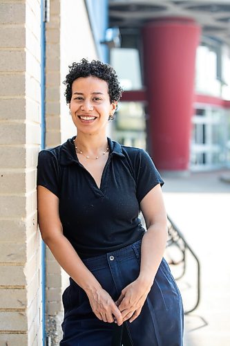 MIKAELA MACKENZIE / FREE PRESS
	
Duha Wall, who volunteers doing translation and interpretation services with the Together Project, on Thursday, July 23, 2026. 

For AV story.
Free Press 2026