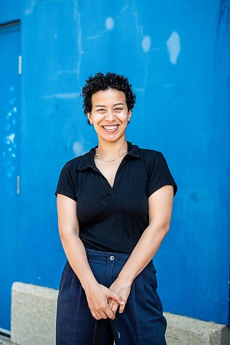 MIKAELA MACKENZIE / FREE PRESS
	
Duha Wall, who volunteers doing translation and interpretation services with the Together Project, on Thursday, July 23, 2026. 

For AV story.
Free Press 2026