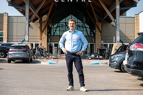 MIKAELA MACKENZIE / FREE PRESS
	
Henry Zavriyev, president and CEO of Leyad, at St. Vital Centre (one of their recent property acquisitions) on Thursday, July 23, 2026. 

For Gabby story.
Free Press 2026