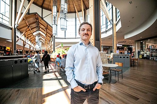 MIKAELA MACKENZIE / FREE PRESS
	
Henry Zavriyev, president and CEO of Leyad, at St. Vital Centre (one of their recent property acquisitions) on Thursday, July 23, 2026. 

For Gabby story.
Free Press 2026