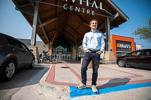 MIKAELA MACKENZIE / FREE PRESS
	
Henry Zavriyev, president and CEO of Leyad, at St. Vital Centre (one of their recent property acquisitions) on Thursday, July 23, 2026. 

For Gabby story.
Free Press 2026