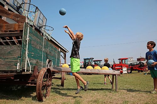 23072026
Kids play a basketball game at the opening day of the 2026 Manitoba Thresherman’s Reunion and Stampede on Thursday afternoon.
(Tim Smith/The Brandon Sun)