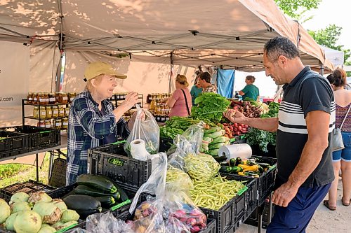 Mike Sudoma / Free Press
Shopper browse the produce selection at ET Farms around 12pm Saturday afternoon
July 25, 2026