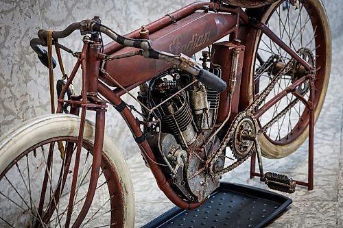 JOHN WOODS / FREE PRESS
A 1912 Indian is on display at Winnipeg Art Gallery (WAG), for a Motorcycle pop-up and MotoSocial at the WAG Tuesday, July 28, 2026.
reporter: tiago