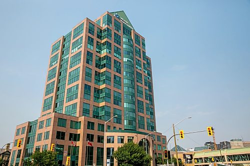 BROOK JONES/FREE PRESS
IG Wealth Management is relocating its headquarters from 447 Portage Ave. to 360 Main St. and putting its Portage Avenue building up for sale. Pictured: IG Wealth Management at 447 Portage Ave. in Winnipeg, Man., Wednesday, July 29, 2026.