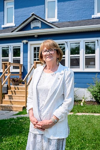 Mike Sudoma/Free Press
St Boniface Street Links Founder and Executive Director Marion Willis outside of Morberg House in St Boniface Wednesday afternoon
July 29, 2026