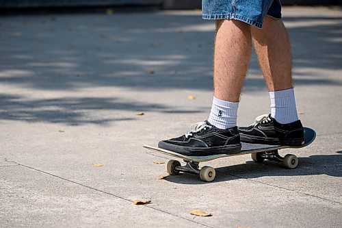 Mike Sudoma/Free Press
Quade Smeall skates past at The Forks Skatepark Wednesday afternoon
July 29, 2026