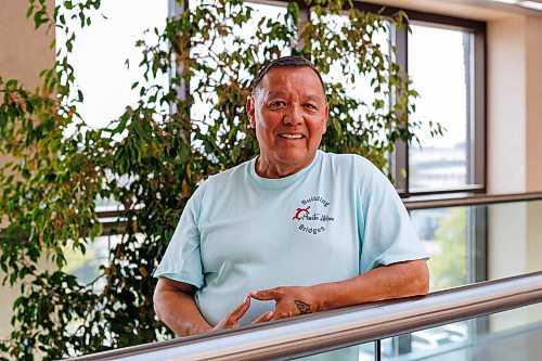 MIKE DEAL / FREE PRESS
Clayton Sandy is an Indigenous Knowledge Keeper and community advocate in Winnipeg who has dedicated much of his work to supporting both Indigenous and newcomer communities.
Reporter: Zoe Pierce
260729 - Wednesday, July 29, 2026.