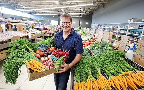 Ruth Bonneville / Free Press

ENT  Vic's market

Scott Schriemer - President at Vics fruit market, with an array of fresh, local produce in store.  

Story  Fresh fruit and veg at Vic’s Market, : Where to buy seasonal local produce.

Story by AV Kitching

July 31st,  2026