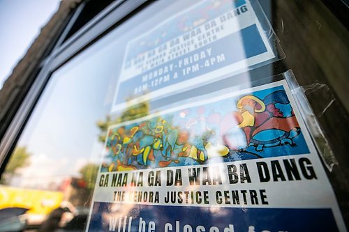 MIKAELA MACKENZIE / FREE PRESS
Ga naa na ga da waa ba dang, the Kenora Justice Centre, on Wednesday, July 29, 2026.
For Dan story.
Free Press 2026
