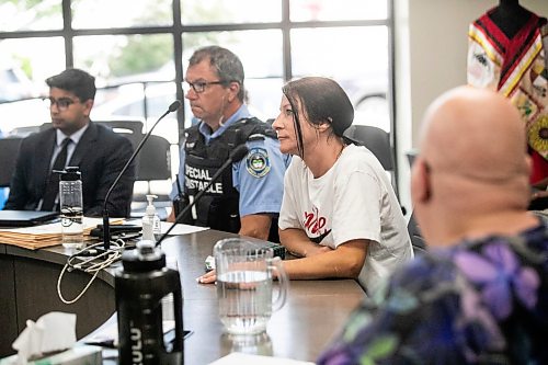 MIKAELA MACKENZIE / FREE PRESS
Sarah Cormier in court at Ga naa na ga da waa ba dang, the Kenora Justice Centre, on Wednesday, July 29, 2026.
For Dan story.
Free Press 2026