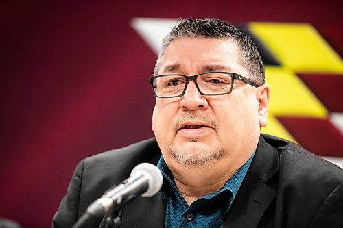 MIKAELA MACKENZIE / FREE PRESS

Chief David Monias speaks to the media on Wednesday, March 11, 2026.

For Nicole story.
Free Press 2026