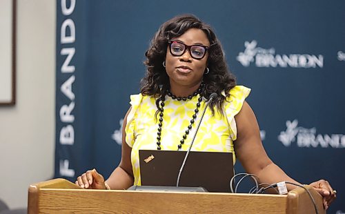 Lola Oyeladun, the city's human resources director, said having a more competitive wage structure for non-union staff will support the city's recruitment and retention strategy. (Alex Lambert/The Brandon Sun files)