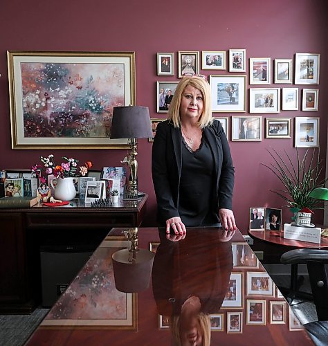 Ruth Bonneville Free Press
49.8 - child protection
Portrait of Lianna McDonald, executive director of the Canadian Centre for Child Protection, in her office surrounded by photographs, mementos and stories of children helped through the agency’s work and advocacy for kids through the years.
Story on CCPA or C3P, a national charitable organization that works to reduce child abuse and exploitation, locate missing children, and provide vital prevention resources to families, schools, and organizations locally and around the world, protecting children from online predators and the removal of child sexual abuse material.
Story by Marsha:
May 26th,, 2026