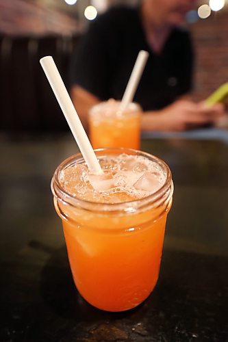 The strawberry lemonade at Los Brothers is very berry forward with that sour undertone you would expect of a lemonade. (Matt Goerzen/The Brandon Sun)