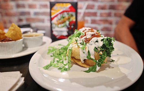 While it’s not on the food truck menu, one of the newest items at the bricks and mortar Los Brothers restaurant on 10th Street is their Chimichanga. Crispy on the outside, and covered with salsa and lettuce, the chimichanga is filled with rice and beans, and your choice of protein. (Matt Goerzen/The Brandon Sun)