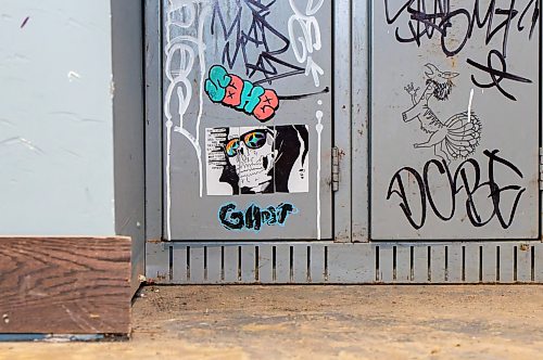 ROBERT LEE / FREE PRESS
The lockers at the Pitikwe Skatepark in downtown Winnipeg on Thursday, August 6, 2026.