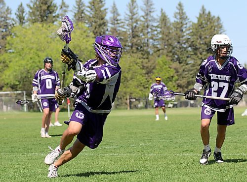 Vincent Massey's Ryan Thevenot is heading to Georgian Court University in Lakewood, N.J., to begin his NCAA Division 2 lacrosse career. (Thomas Friesen/The Brandon Sun)