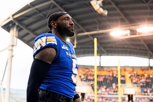 Mike Sudoma/Free Press
(For Taylor Allen Feature) Willie Jefferson prior to Thursday nights game against the BC Lions at Princess Auto Stadium
July 30, 2026