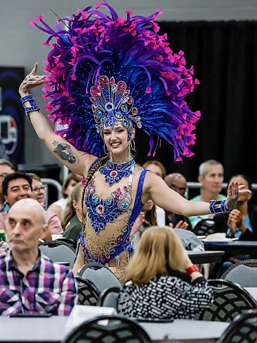 JOHN WOODS / FREE PRESS
People perform during the Brazilian pavilion at the convention centre Sunday, August 9, 2026.
reporter: standup