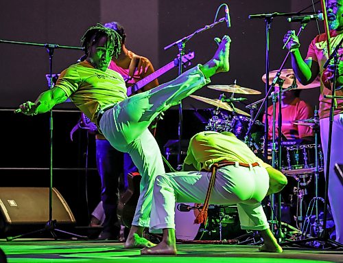 JOHN WOODS / FREE PRESS
People perform during the Brazilian pavilion at the convention centre Sunday, August 9, 2026.
reporter: standup