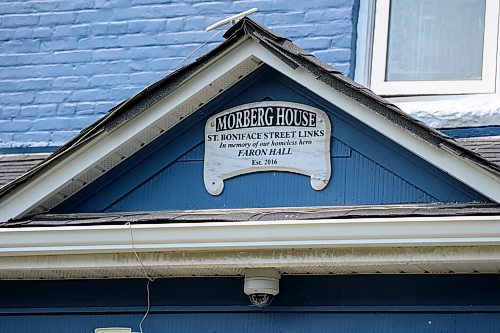 Mike Sudoma/Free Press
A nameplate hangs above Morberg House in St Boniface dedicating the centre to the late Faron Hall Wednesday afternoon
July 29, 2026