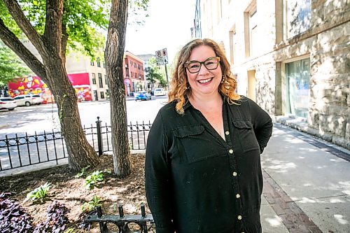 MIKAELA MACKENZIE / FREE PRESS
	
Laura Meuckon, Plume Winnipeg executive director, in the Exchange District on Monday, Aug. 10, 2026.

For Ben W story.
Free Press 2026